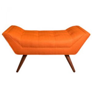 Jonathan Adler Whitaker Stockholm Saffron Ottoman - orange bench.jpg
